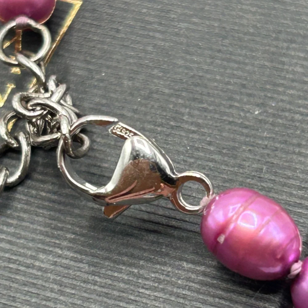 Honora Pink Pearl Jewelry Set – Necklace, 3 Bracelets & Earrings - Picture 6 of 6